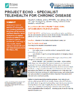 Project ECHO - Specialist Telehealth for Chronic Disease