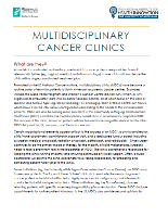 Multidisciplinary Cancer Clinics